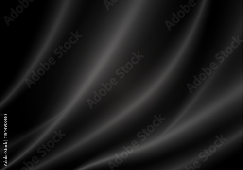 重厚感のあるシルクのカーテン