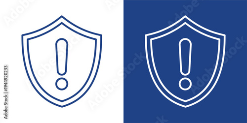 Risk Blue And White Icon Style Collection