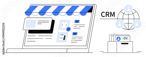 CRM system. CRM streamlining customer data for better business management, e-commerce, and customer engagement. CRM optimizing operations in marketing, retail, and recruitment. Ideal for online