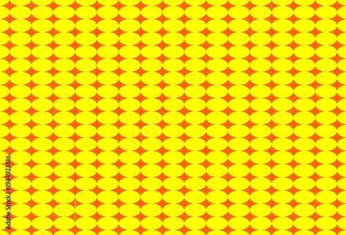 Yellow colored circle pattern for digital wallpaper and background.