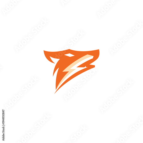 Creative Thunder Fox Logo-Symbol