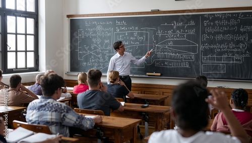 teacher in classroom