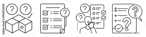 Uncertainty and Verification process, checklist with unsolved issues and question marks