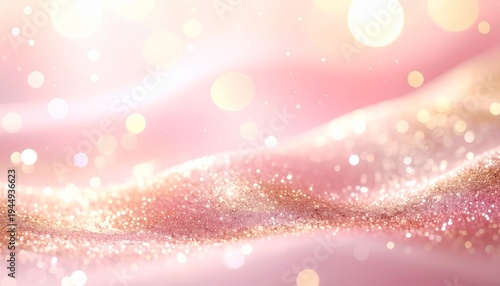Ethereal Glow of Bokeh Particles and Sparkles