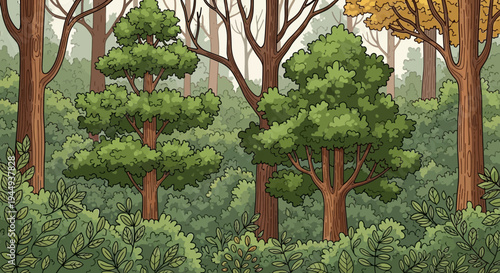 Trees Forest Green Leaves Nature 1.