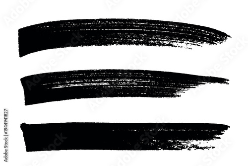 Set of brush paint stroke texture swatch Hand painted background Ink scribble dab clipart Paint smudge for tags and stamps design, beauty fashion poster