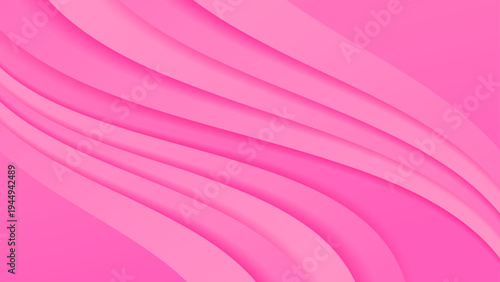 Minimalist pink abstract background with soft fluid wave layers for beauty fashion and feminine brand identity
