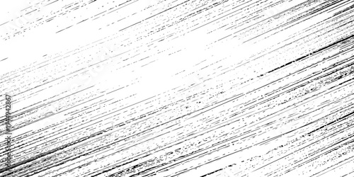 Grunge halftone gradient background. Faded grit noise texture. White and black sand wallpaper. Retro pixelated backdrop. Anime or manga style comic overlay. Vector graphic design textured template