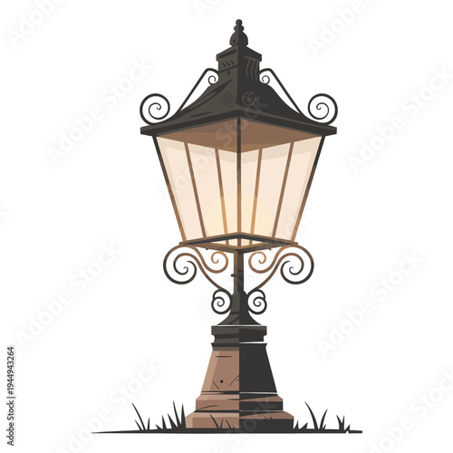 old street lamp