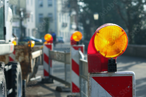 Baustelle Absperrung