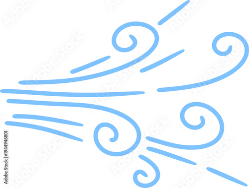 Doodle wind line sketch icon collection group, hand drawn breeze swirl air flow motion outline symbol, minimal weather element, simple gust, abstract curve design for logo ui infographic.