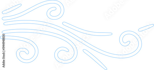 Doodle wind line sketch icon collection group, hand drawn breeze swirl air flow motion outline symbol, minimal weather element, simple gust, abstract curve design for logo ui infographic.