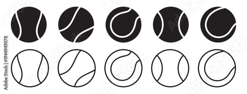 tennis ball icon page symbol for your web site design tennis ball icon logo, app, UI. tennis ball icon in trendy flat style isolated ball icon Vector illustration.