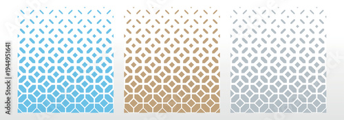 Set of abstract geometric patterns. Seamless vector backgrounds. Colored ornaments Graphic modern patterns Simple lattice graphic design