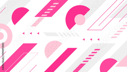 Soft yet vibrant pink and magenta geometric patterns with diagonal lines for modern feminine or tech designs