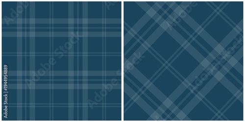 Blue Plaid Seamless Pattern Backgrounds