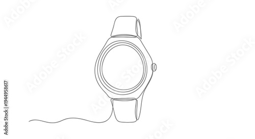 Vector illustration of a smartwatch