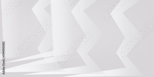 Abstract white studio background for product presentation. Empty room with shadows of window. Display product with blurred backdrop.Print