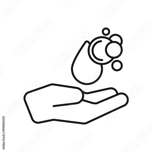 hygiene icons minimalist flat style design, hygiene Vector illustration on white background