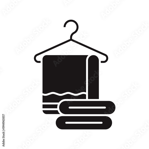 towel icons minimalist flat style design, towel Vector illustration on white background