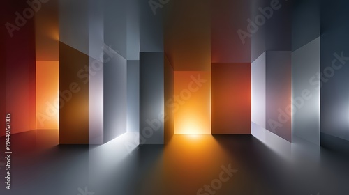 Abstract light and shadow background dynamic abstract background featuring interplay of light and shadow rendered in graphics