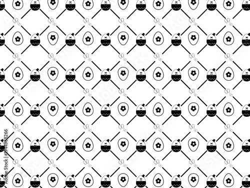 イースターのポップでかわいい背景素材