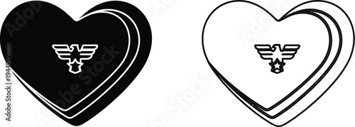 Medical heart symbols Vector