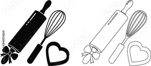 Baking tools illustration Vector