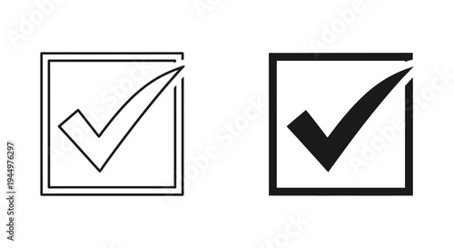 Check Mark Symbol Success Approval Choice