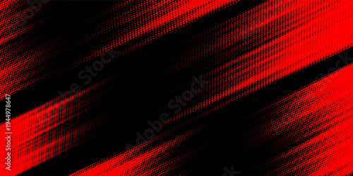 Halftone dots red and blue color pattern gradient grunge texture background. Dot pop art comic sport style vector illustration. modern background