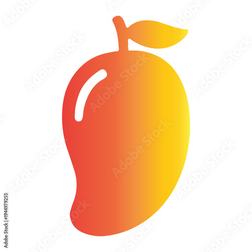 Vibrant and juicy tropical mango illustration, a sweet and healthy fruit for refreshing summer treats and exotic culinary delights