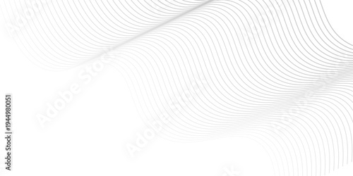 Flowing dots particles wave pattern halftone gradient curve shape isolated on white background.