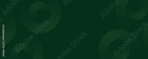 Dark green abstract background with diagonal rounded lines. Geometric stripe line art design. Simple geometric pattern. Modern graphic element. Suit for banner
