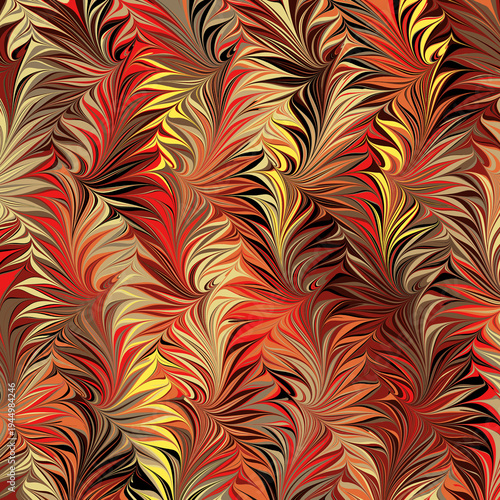 Whirl Pattern Marbling Background