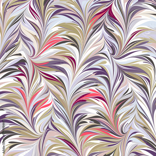 Whirl Pattern Marbling Background