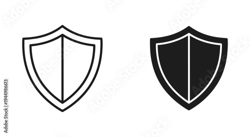 Shield Icon Security Protection Concept