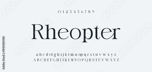 Luxury alphabet letters font and number. Typography elegant wedding classic lettering serif fonts decorative vintage retro concept. vector illustration