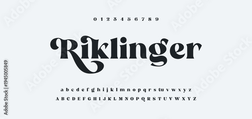 Luxury alphabet letters font and number. Typography elegant wedding classic lettering serif fonts decorative vintage retro concept. vector illustration