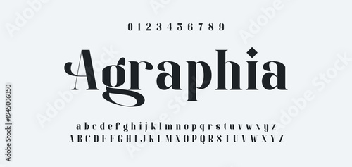 Luxury alphabet letters font and number. Typography elegant wedding classic lettering serif fonts decorative vintage retro concept. vector illustration