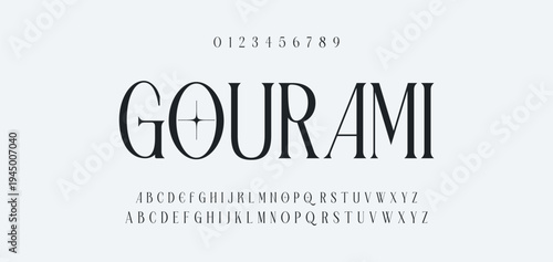 Luxury alphabet letters font and number. Typography elegant wedding classic lettering serif fonts decorative vintage retro concept. vector illustration