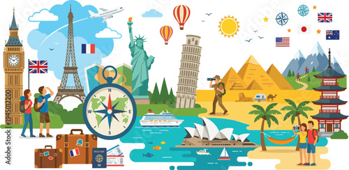 Embark on a Global Adventure Iconic Landmarks, Travel Essentials, and Exotic Destinations