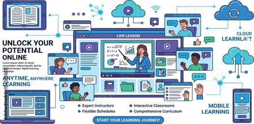 Unlock Your Potential Anytime, Anywhere Discover the Power of Digital Learning and Online Education Platforms