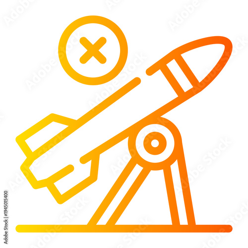 delete gradient icon