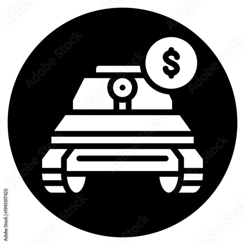 money glyph icon