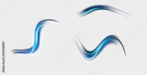 Air, wind effect isolated on transparent background. Airflow overlay fresh air for cleaning, cooling or changing the air. Wind Wave Effect.