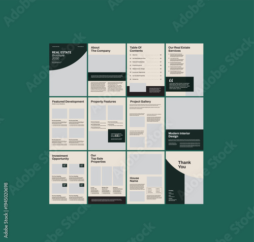 Elegant Realestate Brochure Design