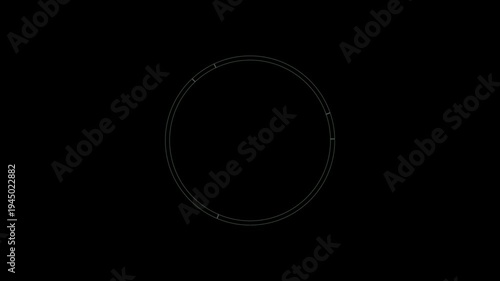 Hi-tech Hologram button, Loading, target, High tech concept.