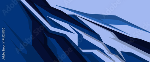 decal design for racing car wrap. Featuring sharp red, black, and gray elements with modern aggressive styling.