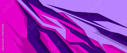 decal design for racing car wrap. Featuring sharp red, black, and gray elements with modern aggressive styling.