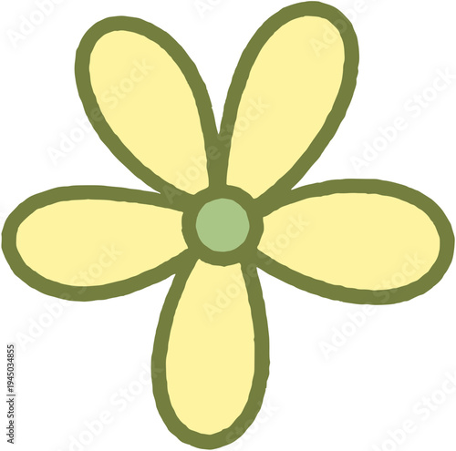 Simple Yellow Flower